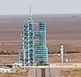Jiuquan launch tower service platforms extended.JPG