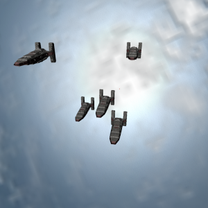 The First Earth Defence fleet in loose formation