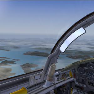 F-104 over Alaska.