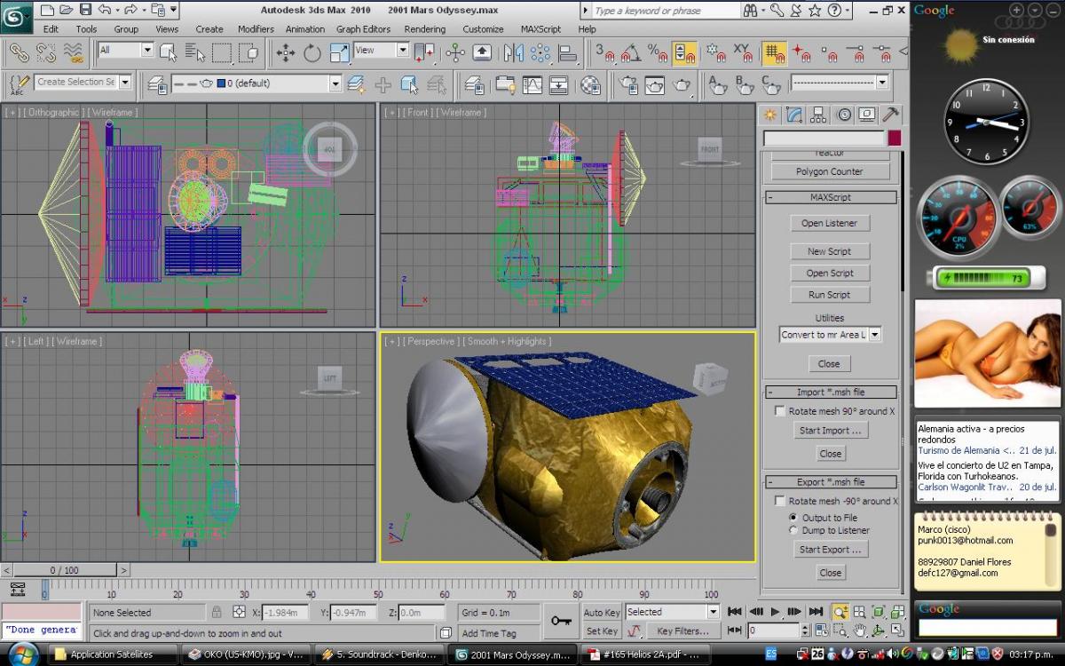 2001 Mars Odyssey DEV 260709