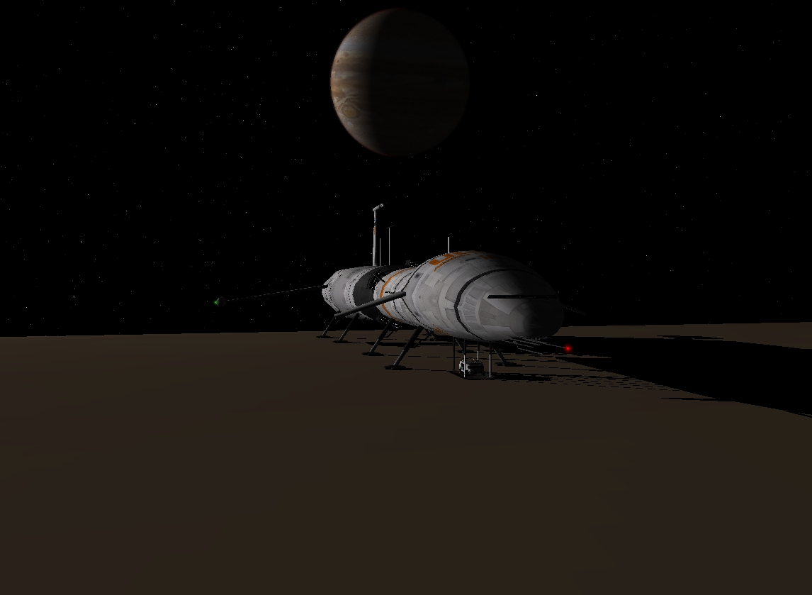 2nd time i landed on a body other than the Moon, will make an EVA when Europa is on the other side of Jupiter.