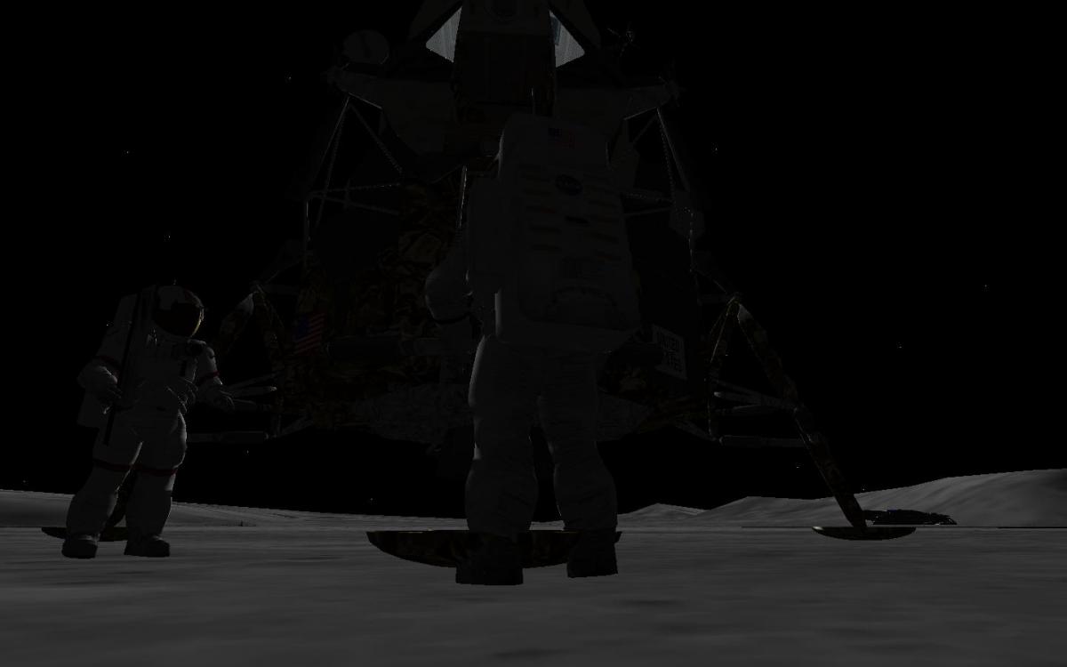 36) Safely back at the LM,  Mission control says its time to leave.