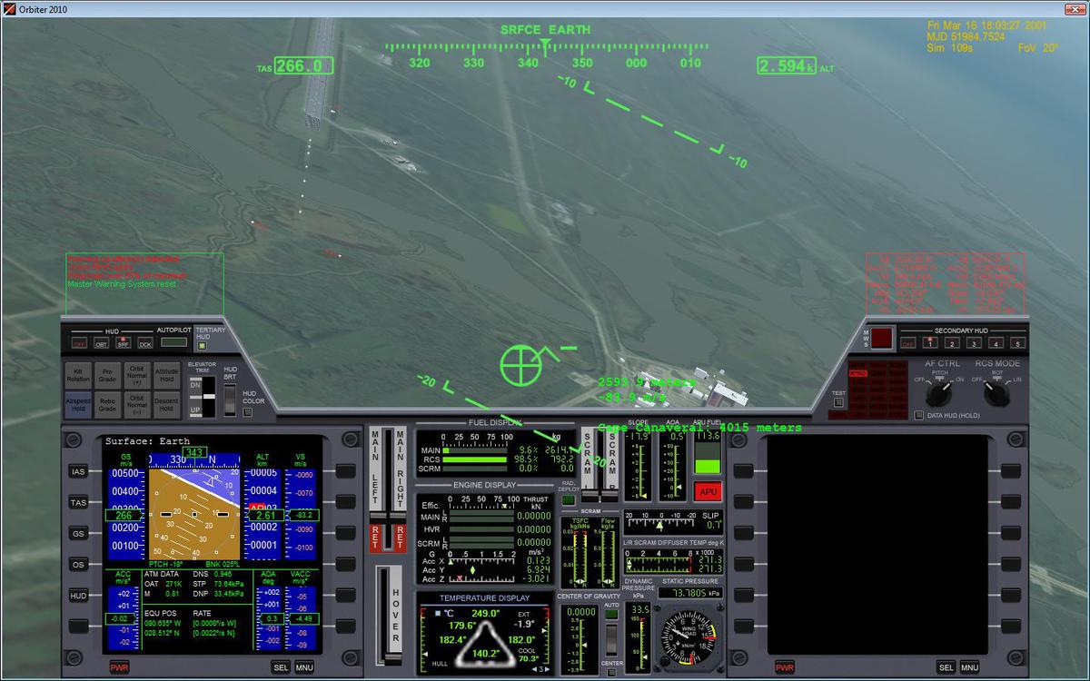 Aligning with the runway
