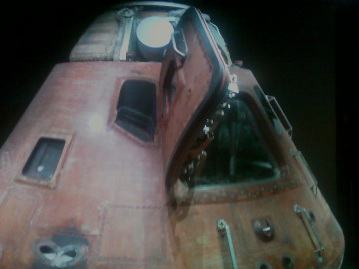 Apollo 14 command module Kitty Hawk.