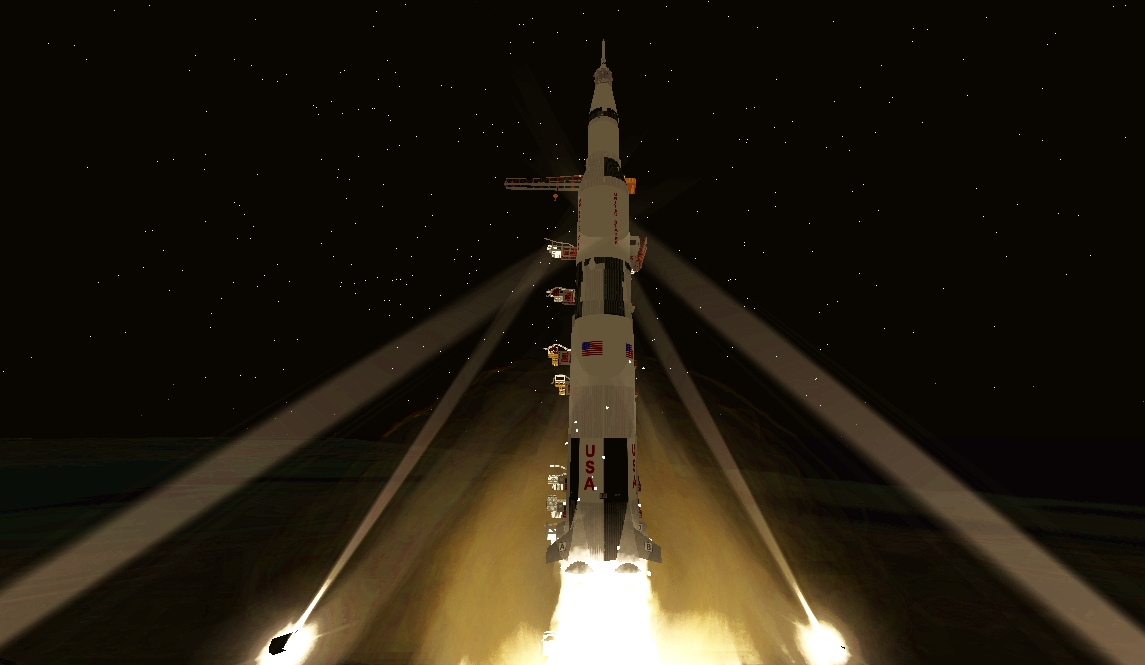 Apollo night launch