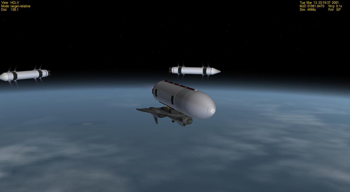 Boosters away!