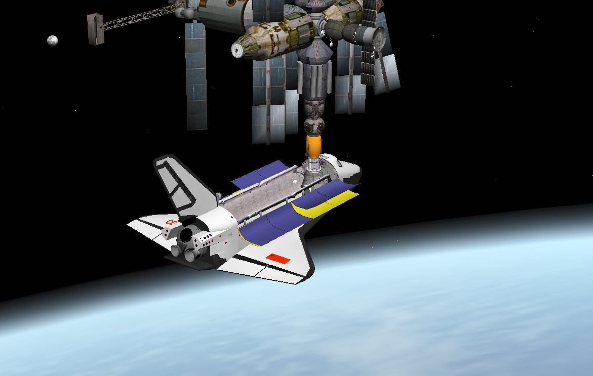 Buran at Mir