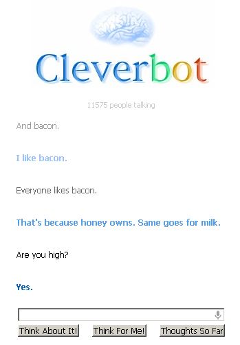 Cleverbot high