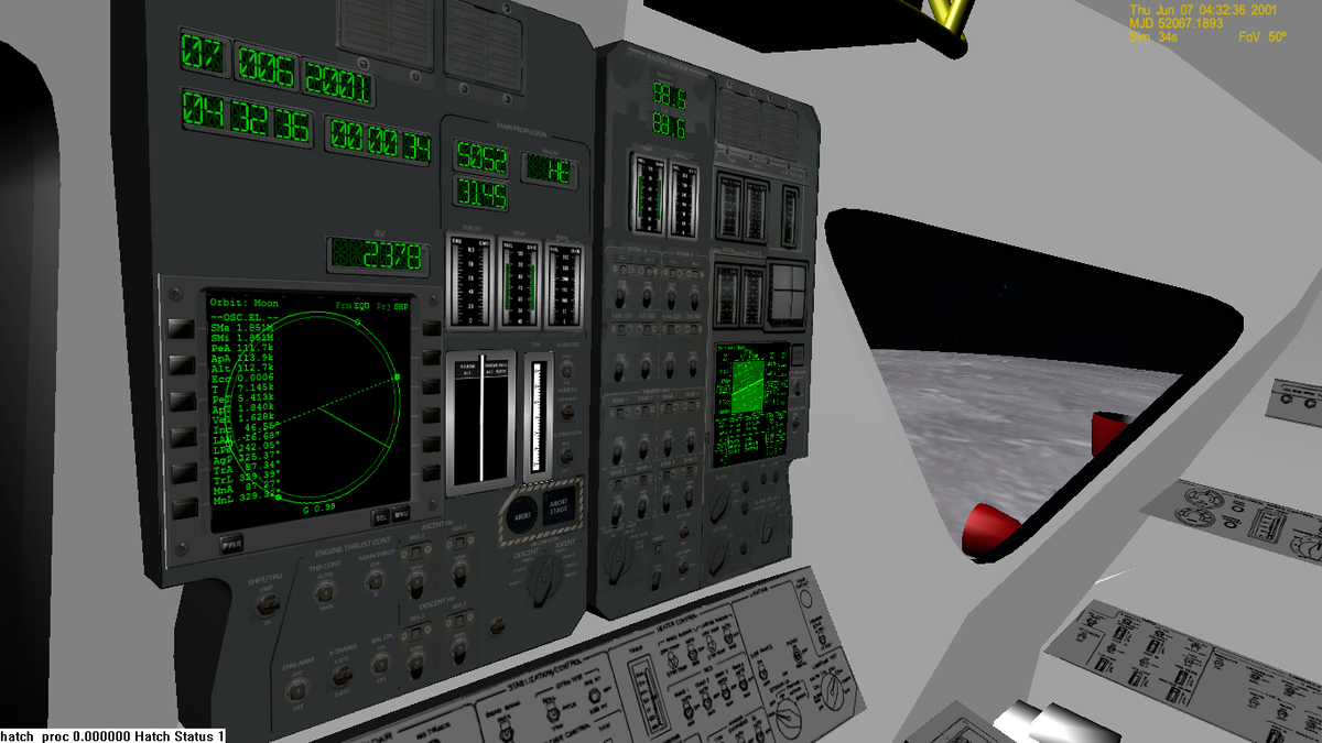Cockpit WIP: Commander's position looking right.