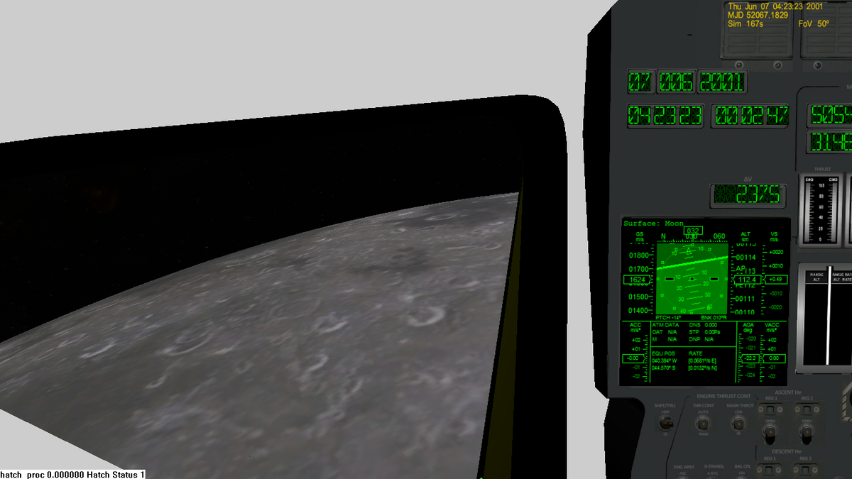 Cockpit WIP: Commander's position.