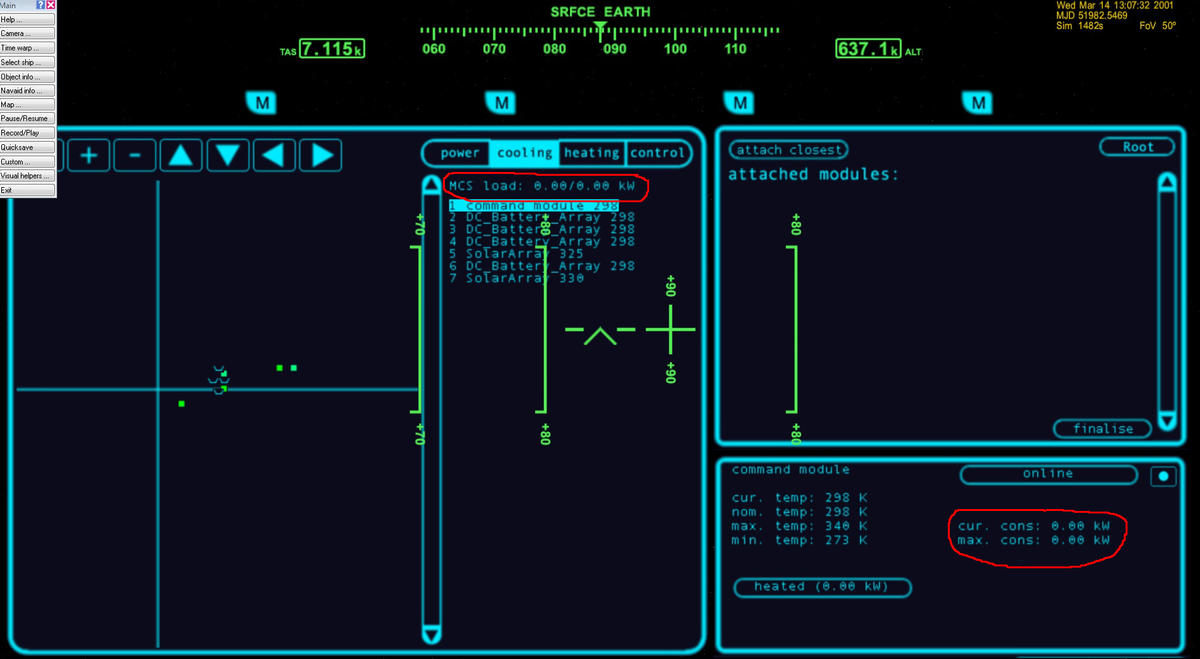 Command Module Cooling