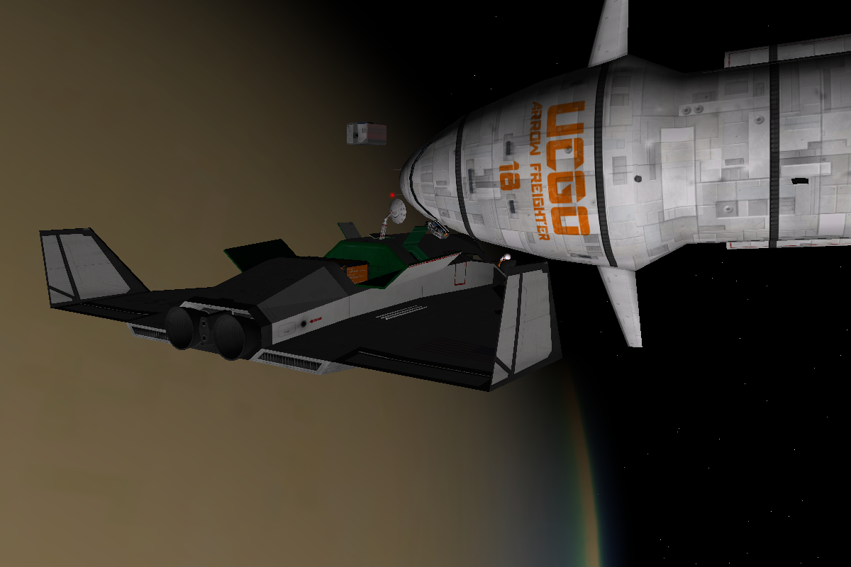 complicated logistic maneuvers while docking in Venus orbit