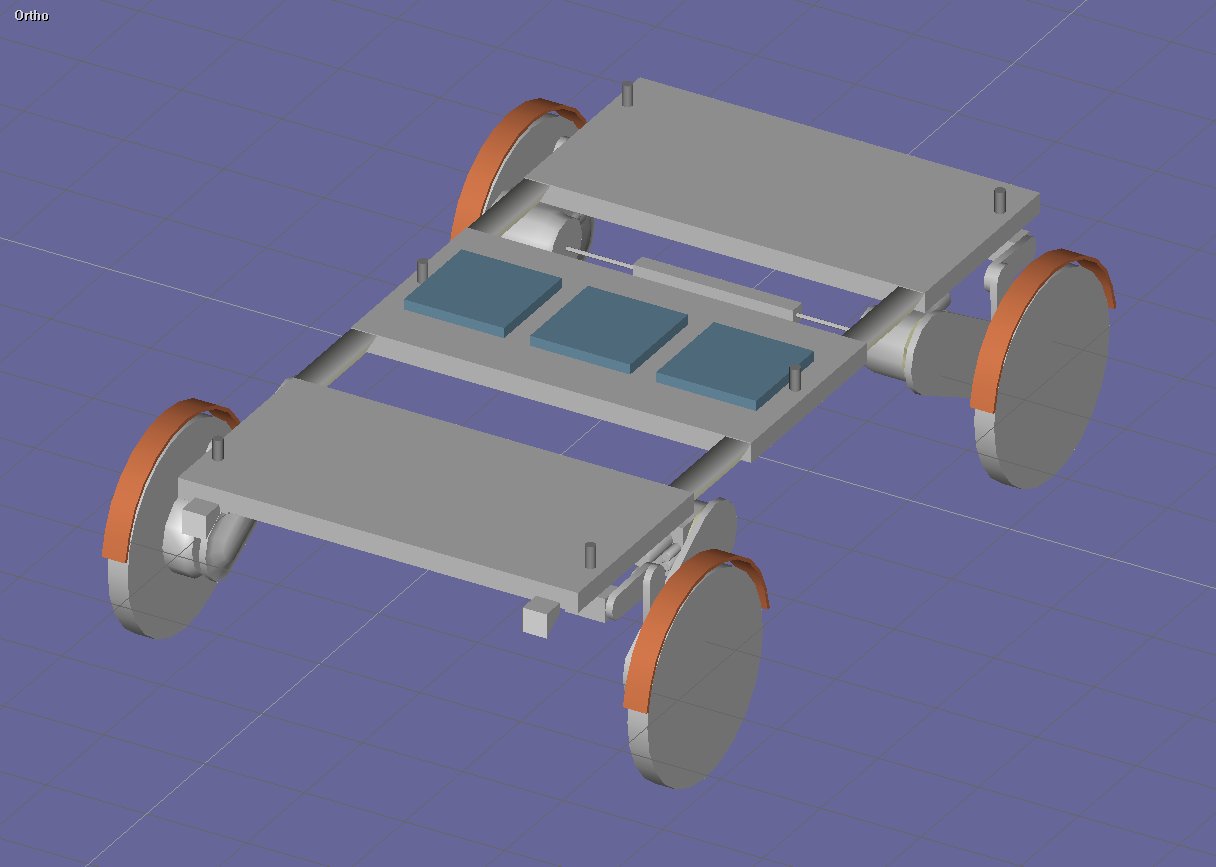 Contract work: improved rover suspension for T.Neo's rover project.