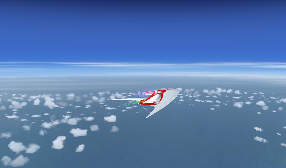 cruising over atlantic