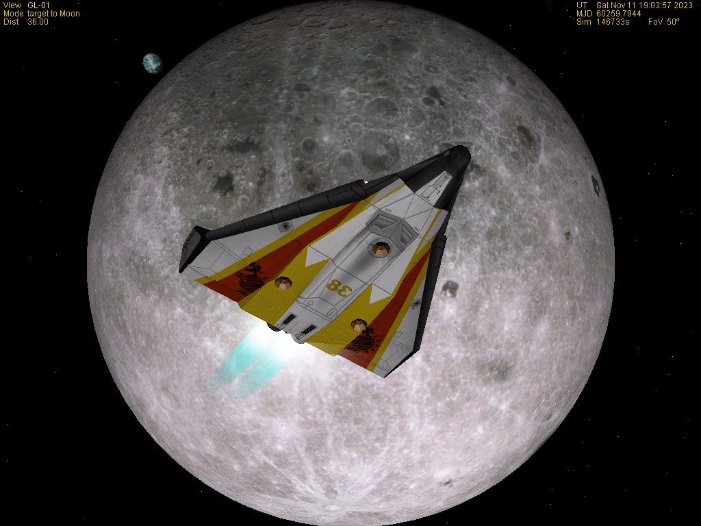 December 29, 2004
Moon orbit