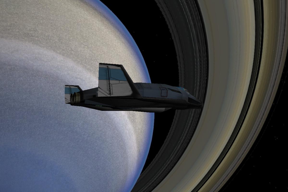 DGIV orbiting Saturn
