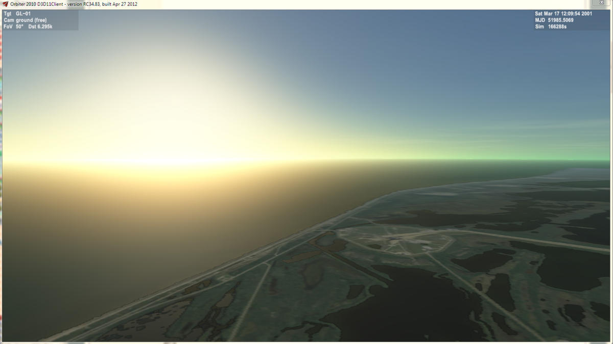 E. Bruneton atmosphere scattering - sunrise 2