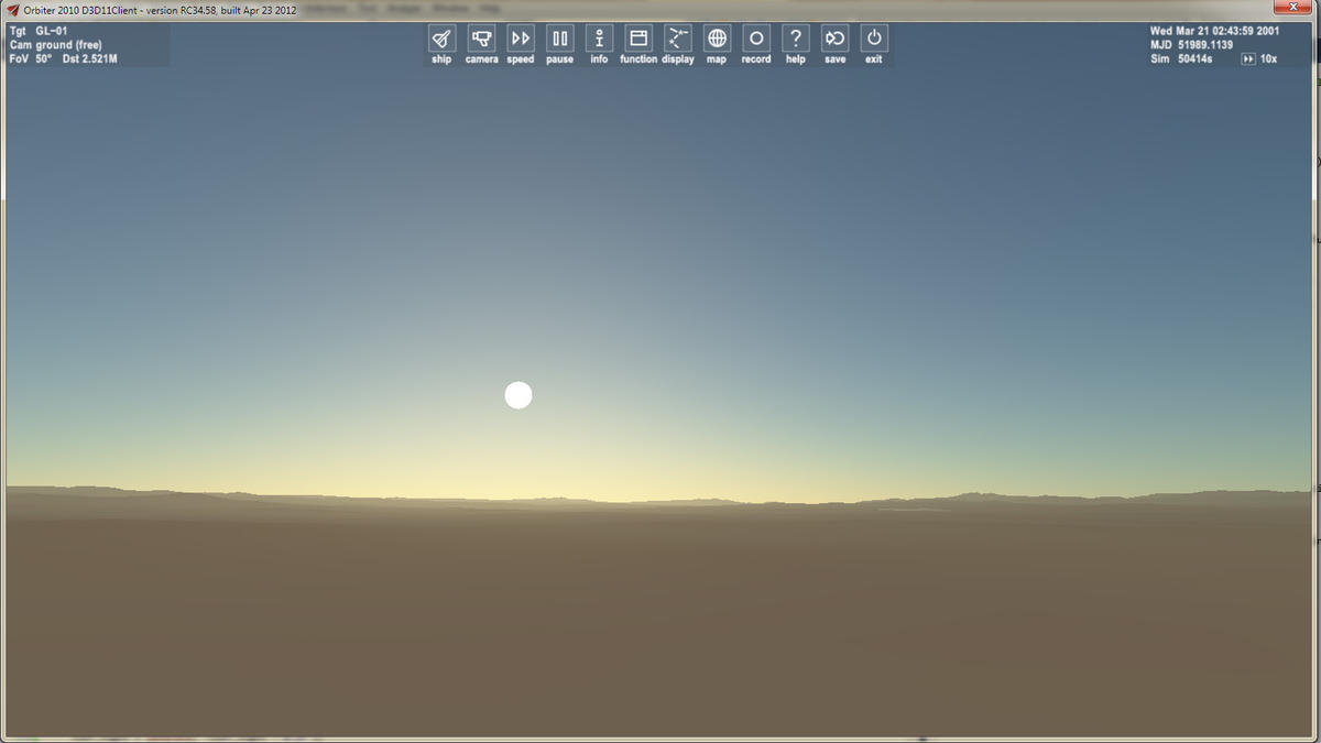 E. Bruneton's atmosphere in D3D11Client