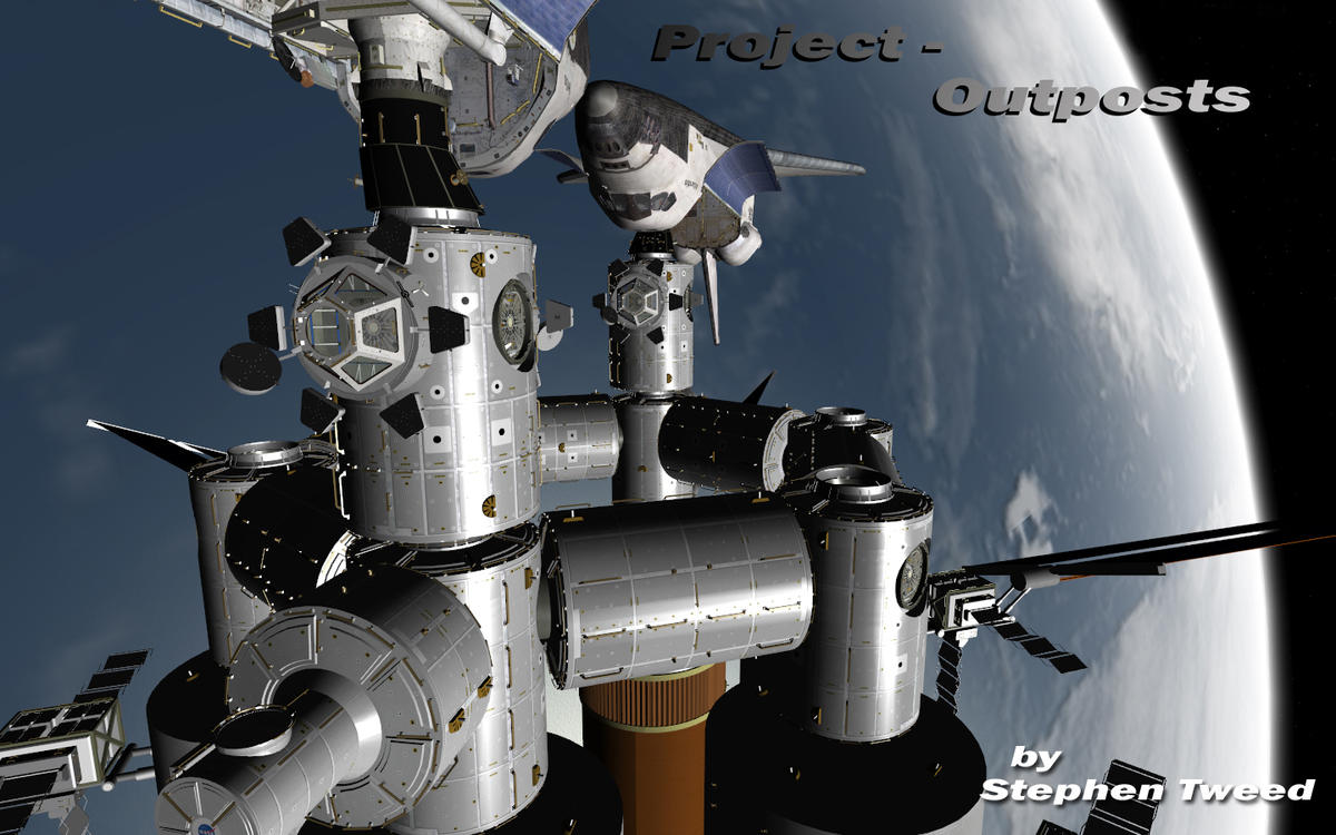 Each module is it's own vessel in it's own right, you can use the scenario editor in orbiter to assemble your very own space stations. Or maybe you wi