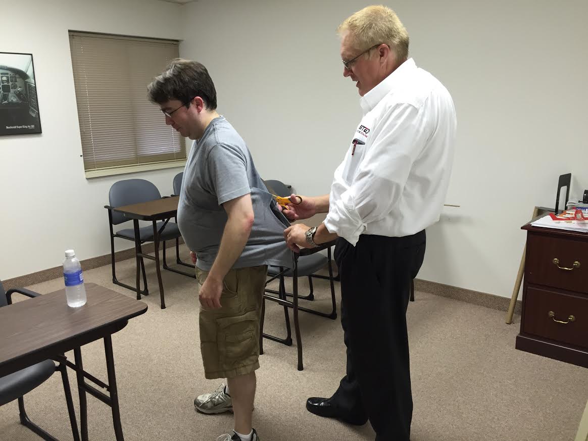 First Solo - Shirt Tail Ceremony