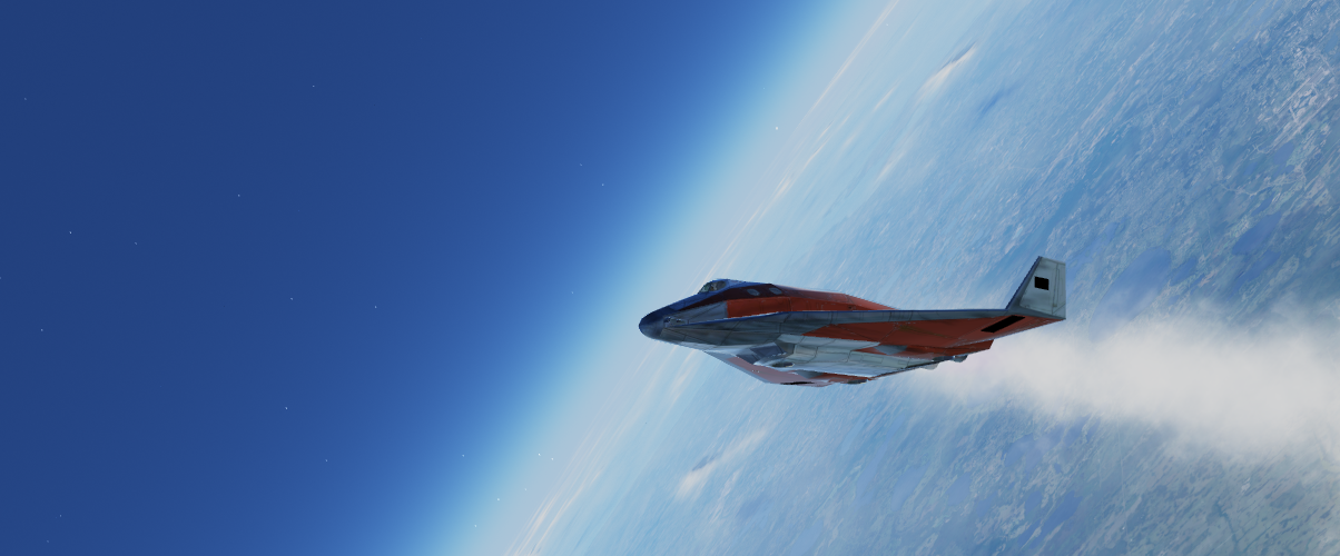 Getting space delta glider