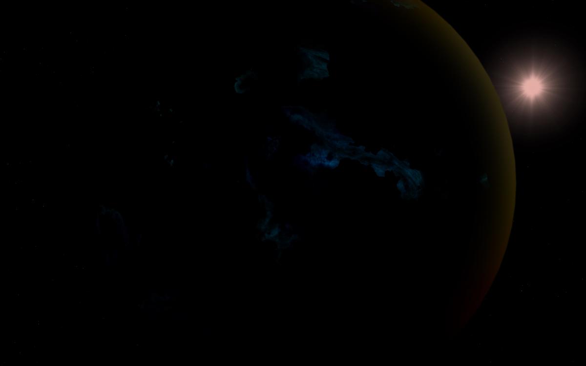 Gliese 581 g night