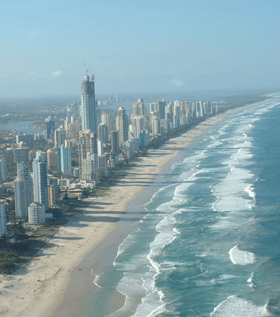 Gold Coast, a beachside holiday city, some people may know it as the Indy 500.