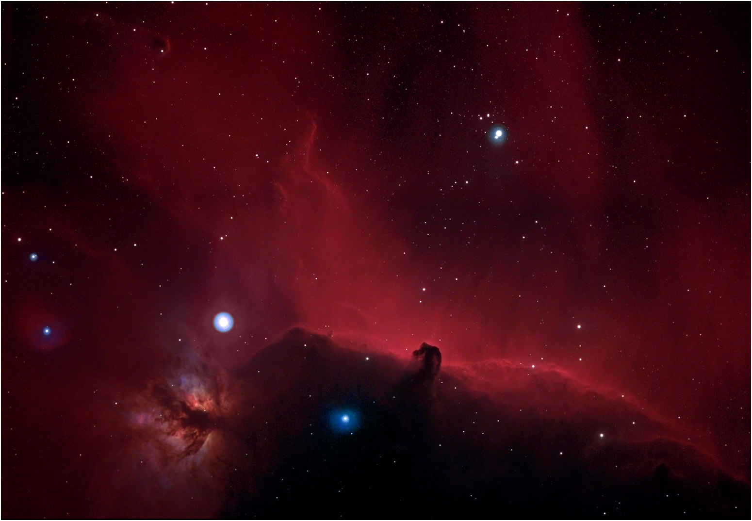 Horsehead and Flame