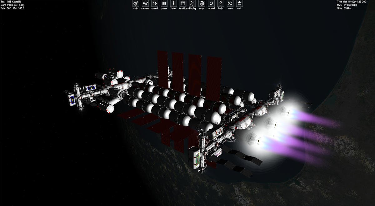 IMS Capella   Earth Orbit Eject Burn