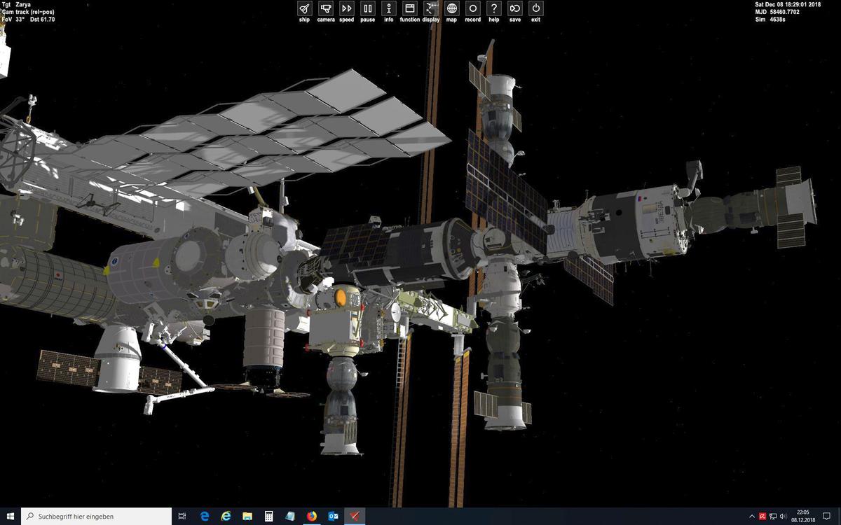 ISS Six Spacecrafts