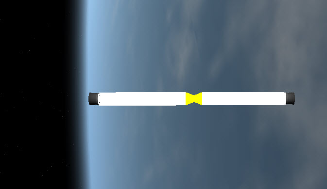 Just a test mesh and a successful docking