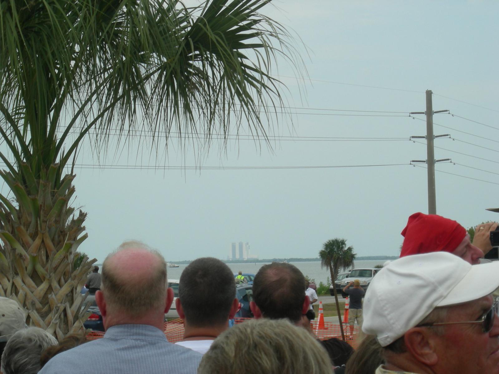 Just right before the launch of STS-125
