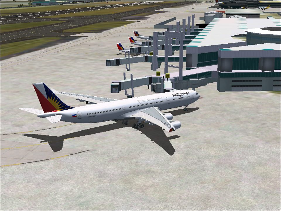 Ma' coward A340 at RPLL