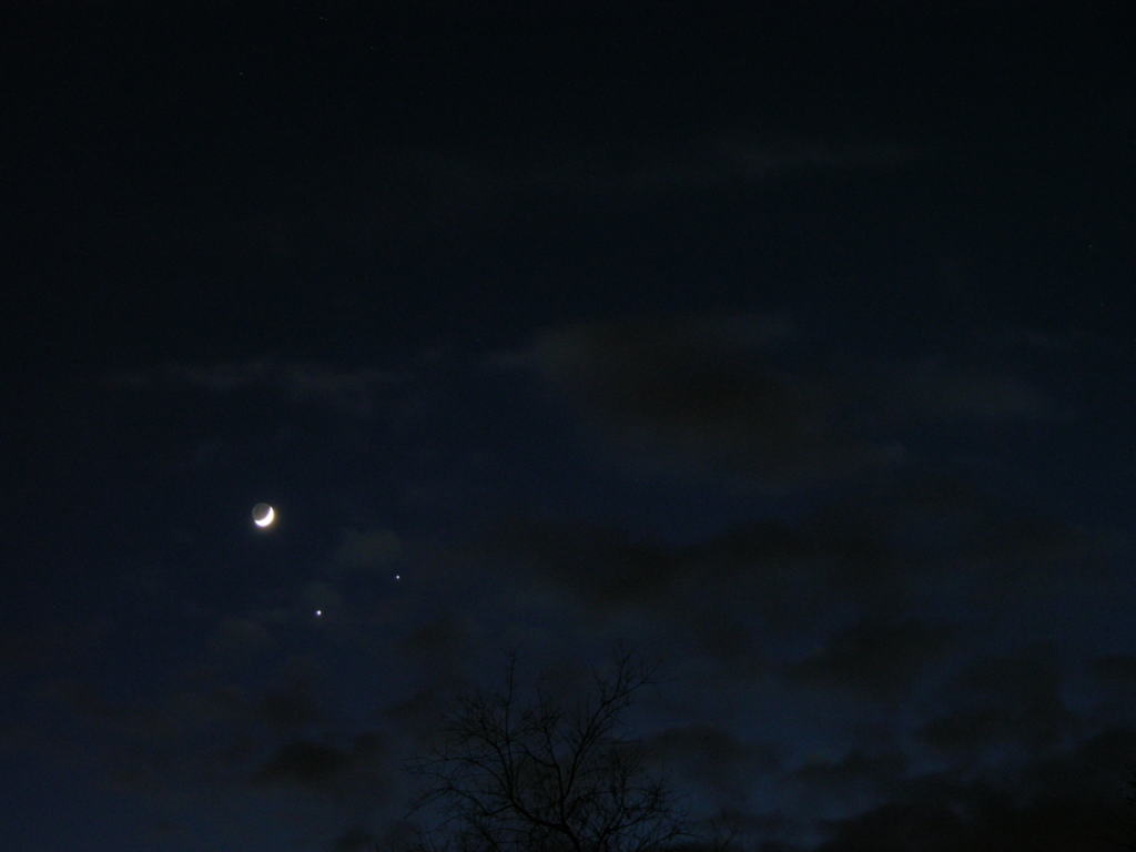 Moon, Venus, Jupiter 1