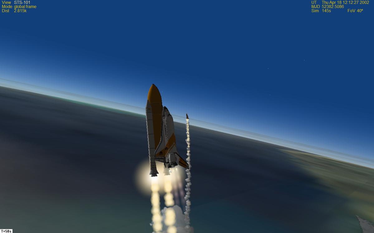 Moonraker duel launch.