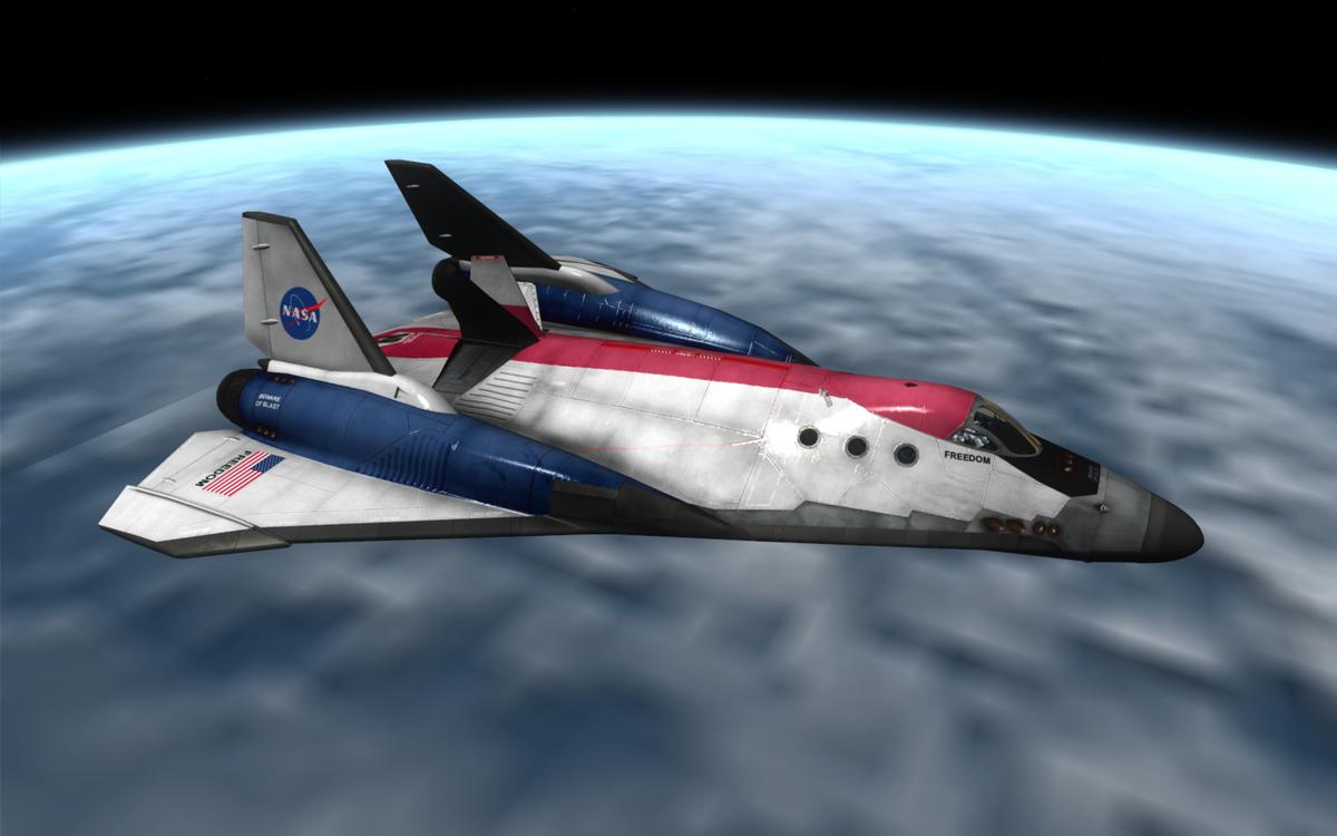 My XR2 skin, NASA's Freedom, w/normal mapping