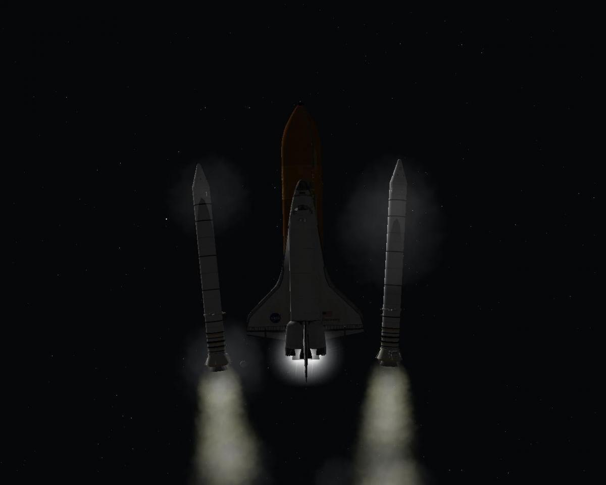 OFSS Mission7 SRB Separation