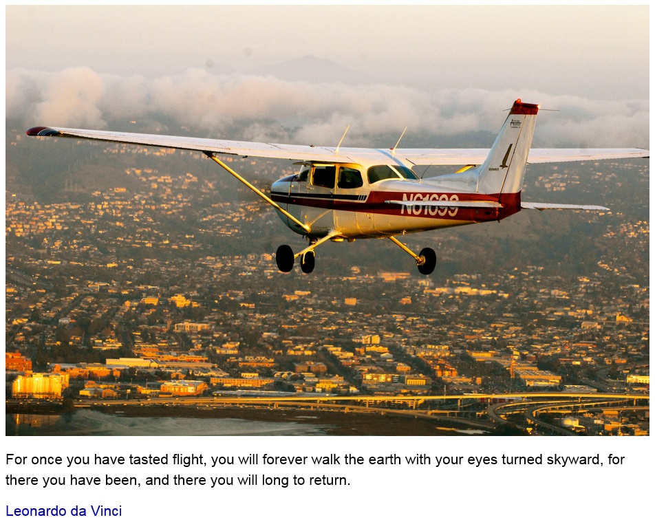 Once you have tasted flight...