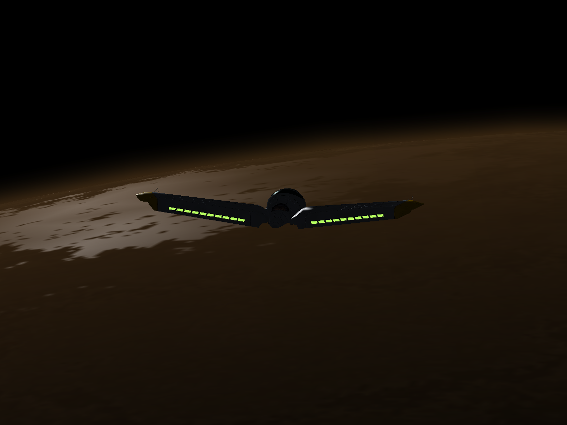 Onza orbiting Propemion (United Systems Fleet)