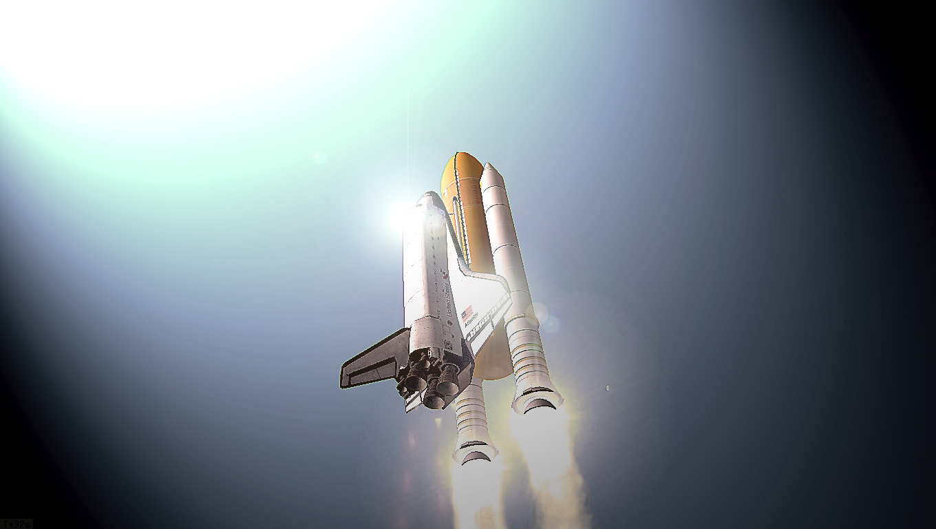 Orbiter Shuttle Lift Off