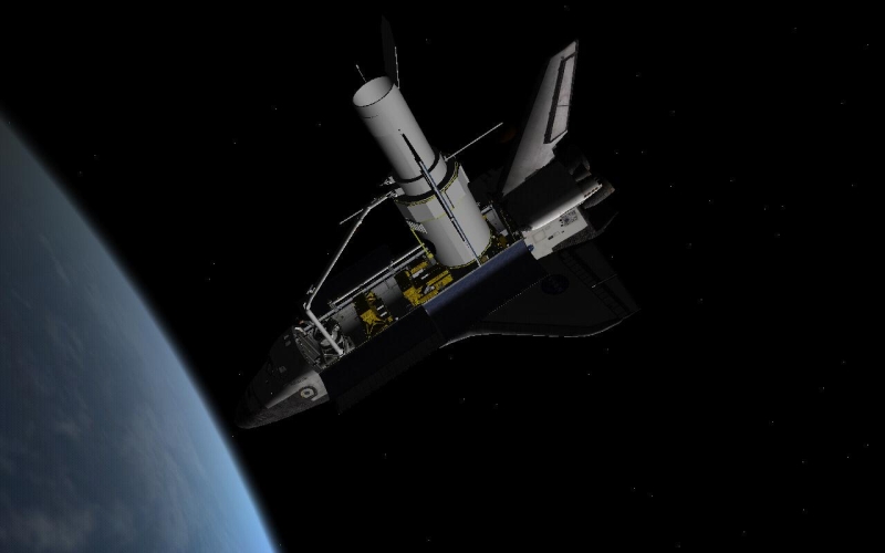 Orbiter STS 125 HST grappled (day2)