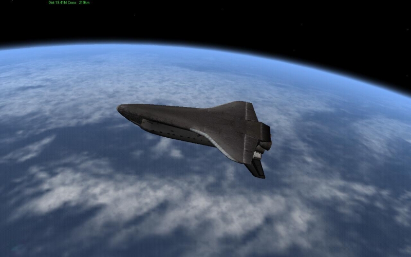 Orbiter STS 125,ready for deorbit burn