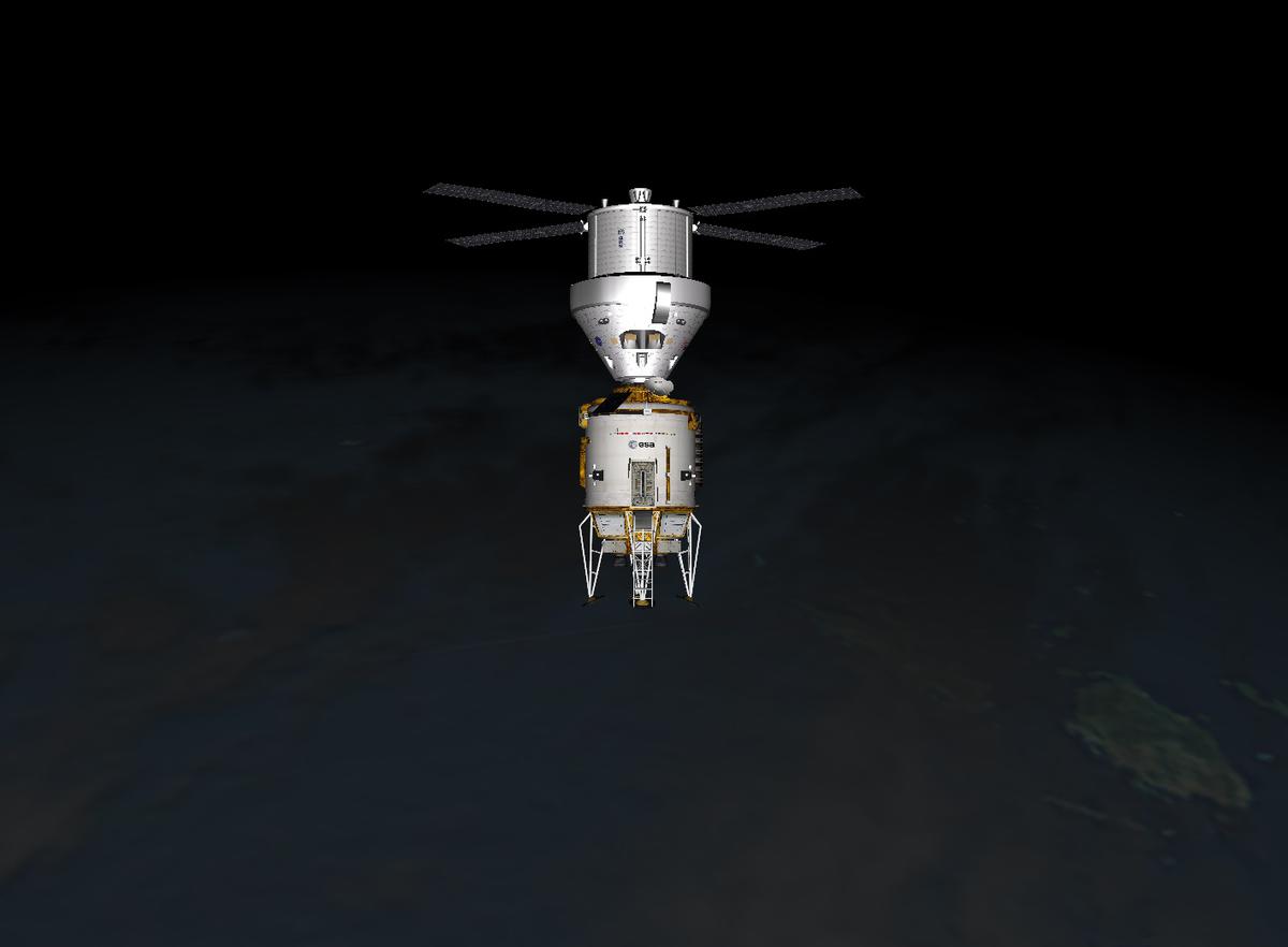 Orion Re-united with the MTV after Day 4's maneuvering test.