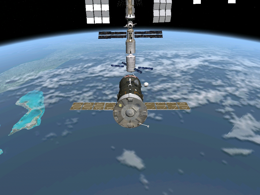 ProgressM-10M approaching ISS