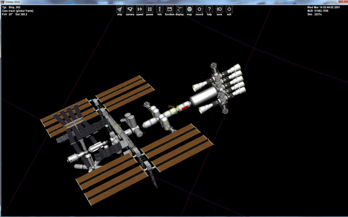 Ship002 with ISS