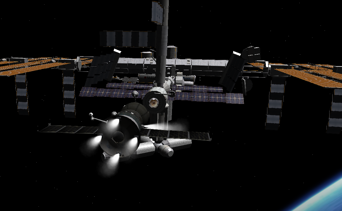 sojuz docking to ISS