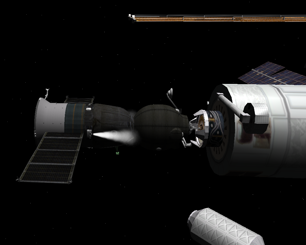 sojuz fnal docking to ISS
