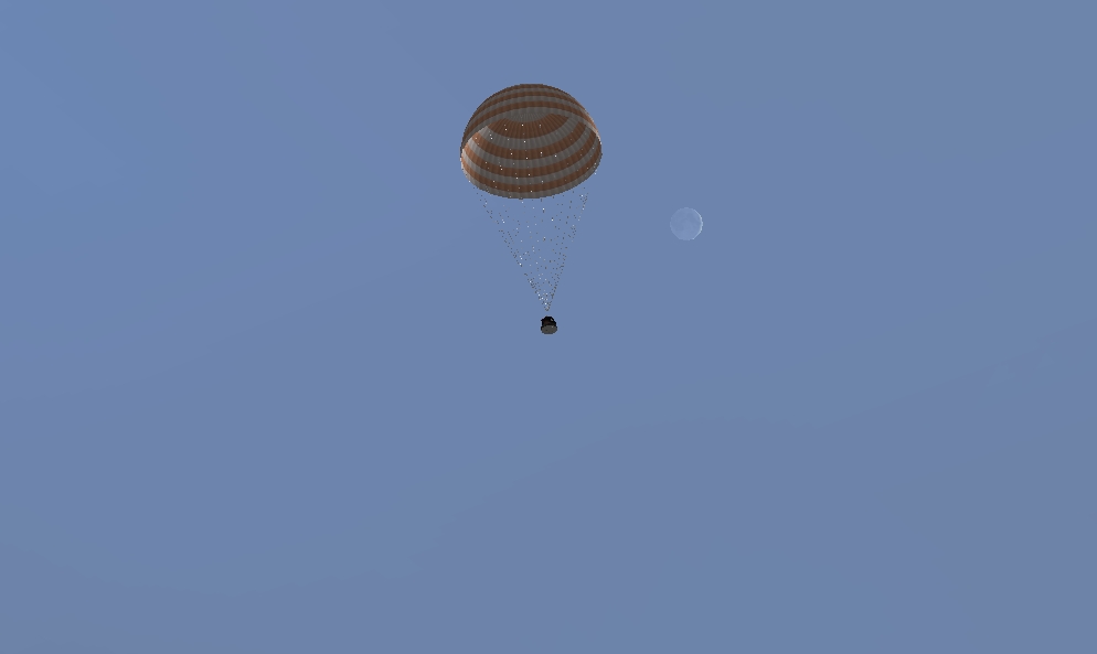 SoyuzTMA 8 Main Chute - Moon