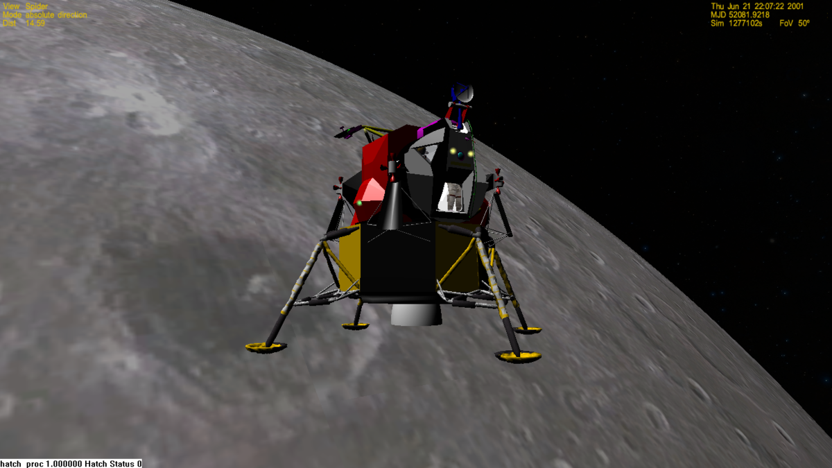 Spider in Lunar orbit