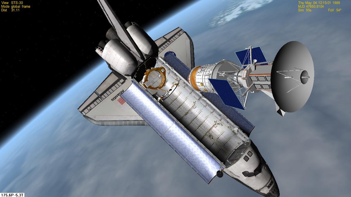 STS 24 Magellan release